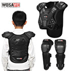 WOSAWE Children's Motorcyle Racing Armor Vest Knee Elbow Pads Guard Protection