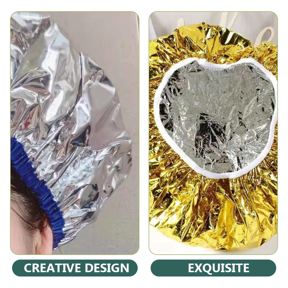 32 Pcs Tin Foil Hair Mask Cap Aluminum Disposable Shower Caps eBay