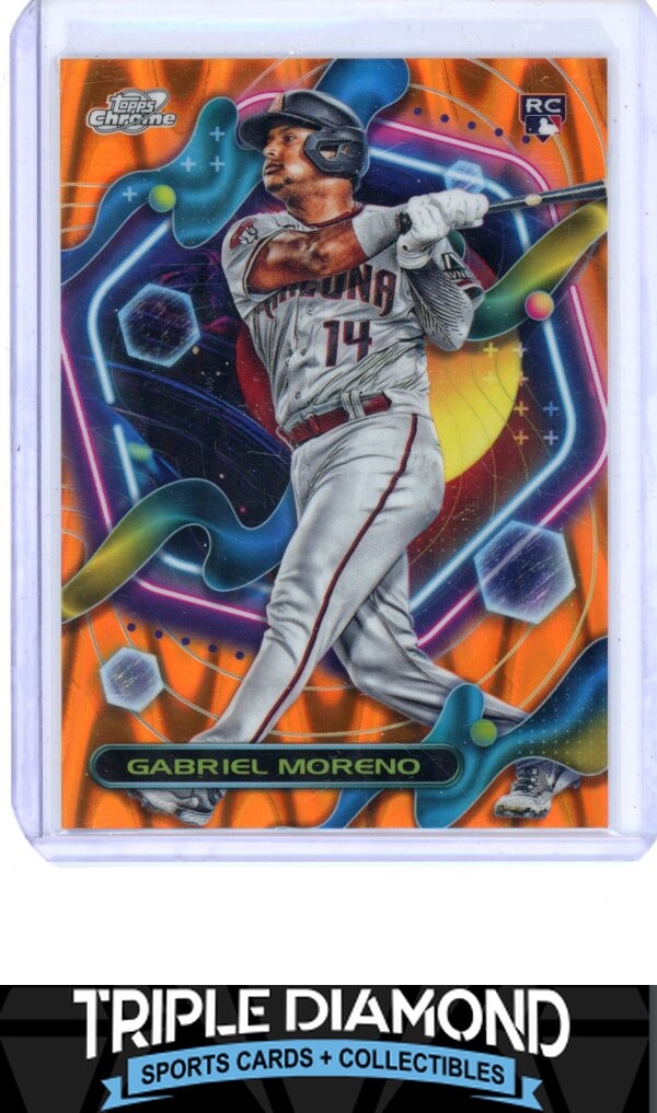 2023 Topps Cosmic Chrome Gabriel Moreno Rookie Orange #/25 A742