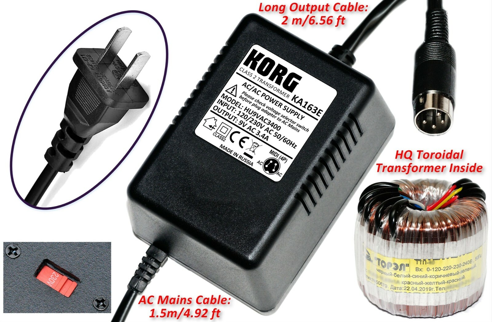 Power Supply AC Adaptor Korg KA163E Electribe SX ESX-1 EMX1 ESX1 Power Supply AC Adaptor Korg KA163E Electribe SX ESX-1 EMX1 ESX1