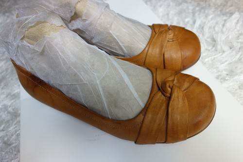 Abeo Ballet Flats Neutral Tan Narrow Arch Support Minimalist Comfort size 7.5N - Picture 3 of 7