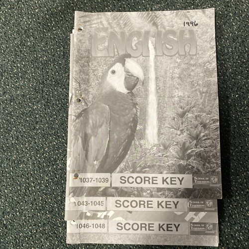 ACE English Score Keys Various Home School Test Keys - Picture 3 of 9