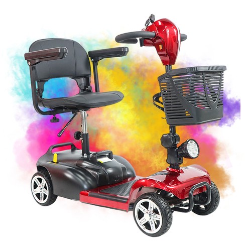 Detachable 4 Wheels Mobility Scooter Power Wheel Chair Electric Device 24v 12AH - Picture 16 of 18