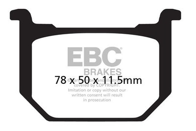 EBC Organic Front Brake Pads For Honda 2010 CBF125