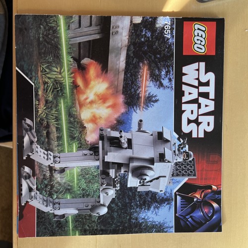 LEGO ONLY MANUAL Star Wars AT-ST #7657 Instruction