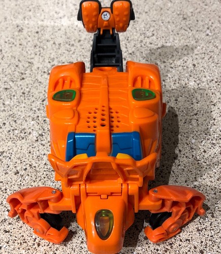 VTech Dart Triceratops Switch Go Dinosauro Auto da Corsa Giocattolo Arancione Jeep Testato Funziona - Foto 4 di 5