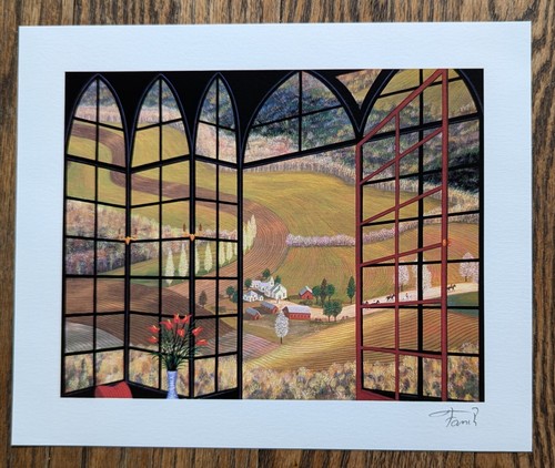 SIGNIERTE Rolling Fields Fanch Francois Ledan Park West Gallery Seriolithographie COA