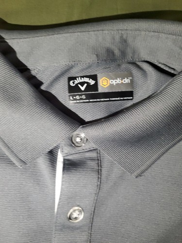 Lot Of 2 CALLAWAY Opti-Dri Mens Short Sleeve Golf Polo Shirt Sz L - Picture 4 of 9