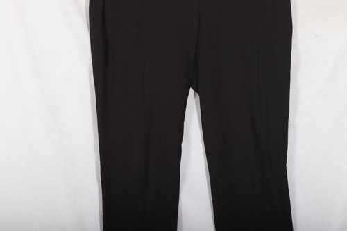 Piazza Sempione Black Trouser Pants Slit Leg Size IT 50 = US 14 - Picture 6 of 12