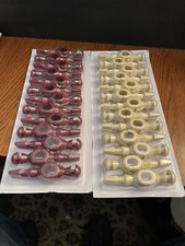 New FOOSBALL LOT 26 PCS Brown  Ivory Colors Men Players Parts