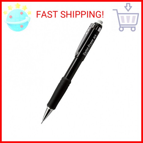 Pentel® Twist-Erase® III Mechanical Pencil, 0.5 mm, Black - Picture 2 of 2