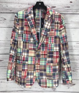 NWT-VINEYARD VINES Mens MADRAS/PATCHWORK UNL SPORTSCOAT Blazer Size:42L $395 | eBay