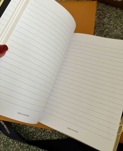 Louis Vuitton diario in pelle dorata quaderno agenda autentico regalo VIP. NUOVO. - Foto 6 di 9