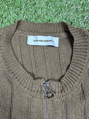 Kiko Kostadinov Harkman Knit Zip Cardigan in Brown size IT Kiko Kostadinov Harkman Knit Zip Cardigan in Brown size IT
