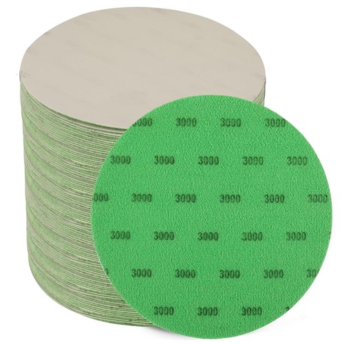 6 Zoll 3000er Körnung Schleifscheibe, 25 Stück Nass Trocken Schleifpapier Klett Schleifen... - Bild 1 von 2