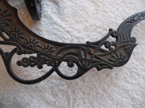 Antike Vintage Pull Down Ketten Viktorianische Gusseisen Öllampe - Bild 9 von 24