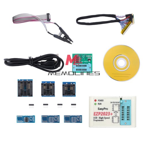 EZP2023 High-Speed USB SPI Programmer + 15 Adapter für 24 25 93 95 EEPROM USA - Bild 20 von 27