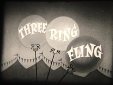 Pierre Bear In  Three Ring Fling   1958 , Super 8mm Film, Circus, Juggling, Lion