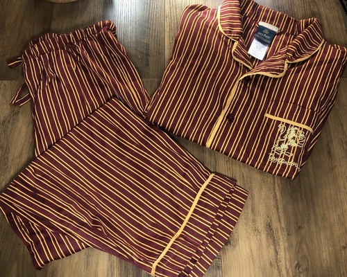 POTTERY BARN TEEN Size L Harry Potter GRYFFINDOR House 2 Pc PAJAMA SET - Picture 9 of 10