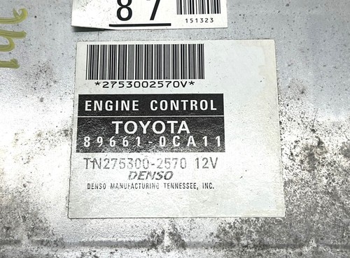 05-07 Toyota Sequoia 4.7L V8 AT Engine Computer ECM ECU Lock Key Immobilizer Set - Bild 2 von 8