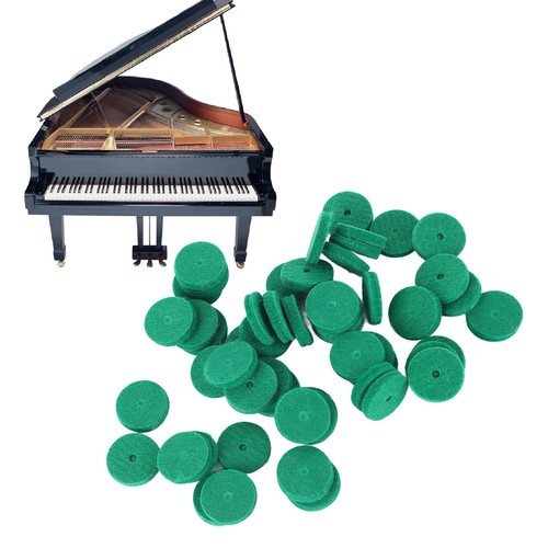 90 piezas almohadilla de fieltro para piano 22 mm reducción de ruido redondo piano fieltro teclado bola de fieltro BST - Imagen 6 de 22