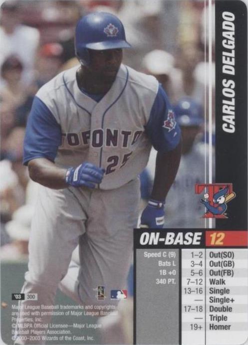 2003 MLB Showdown - Carlos Delgado #300 - 1 of 1