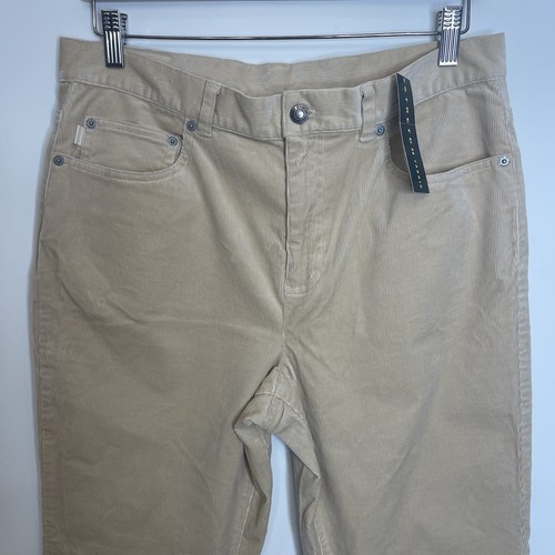 Vintage Ralph Lauren Corduroy Pants Womens Beige Size 12 LRL Lauren Jeans Co NWT - Picture 3 of 14