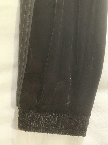 ME AND EM - Pantalones/joggers de terciopelo negro para mujer talla 10 - Imagen 5 de 12