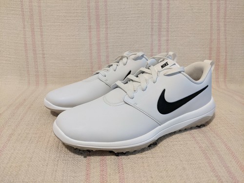 Nike Roshe G Tour Golf Shoes Spikes Summit White Black AR5580 100 Men's Size 11 - Picture 10 of 13