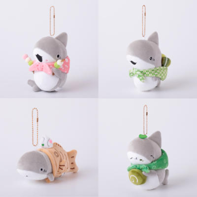Odekake Kozame Munyugurumi Mascot Keychain Plush H10cm 3.9