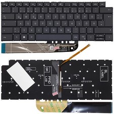 DE - Tastatur Keyboard mit Beleuchtung kompatibel für DELL Latitude 14 (3420)