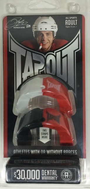 Two Multi Sport Mouthguards TapOut Adult Orange White