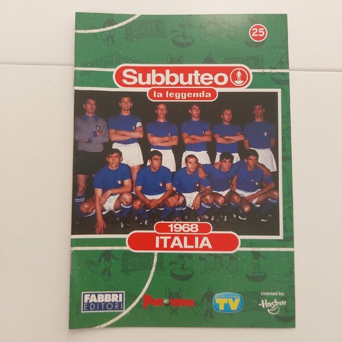SUBBUTEO-LEGGENDA-HASBRO-SQUADRA ITALIA 1968-PARI AL NUOVO+FASCICOLO - Bild 5 von 5