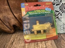 Trisonic Three Way Splitter To 1103g Gold Plated