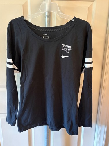 MTSU Raiders Nike Women's Crew Neck Black Long Sleeve T-Shirt Size Medium