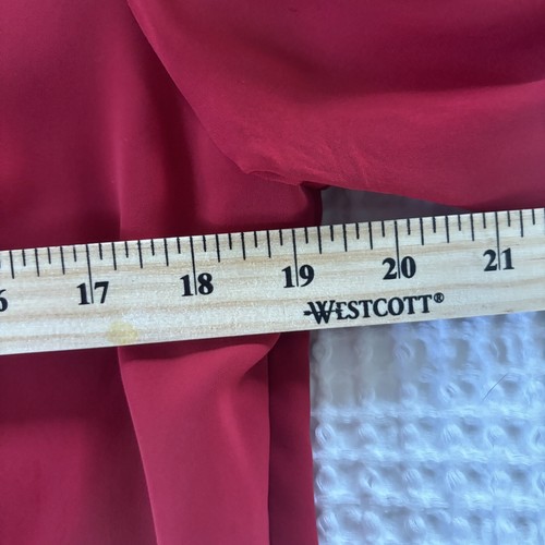 Parker Tie Neck Shift Dress Medium Tiered Poseidon Red READ - Picture 7 of 13