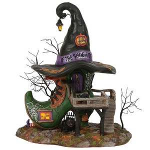 Dept-56-Snow-Village-Halloween-034-ESMERALDA-039-S-SHOE-SHOP-034-NEW