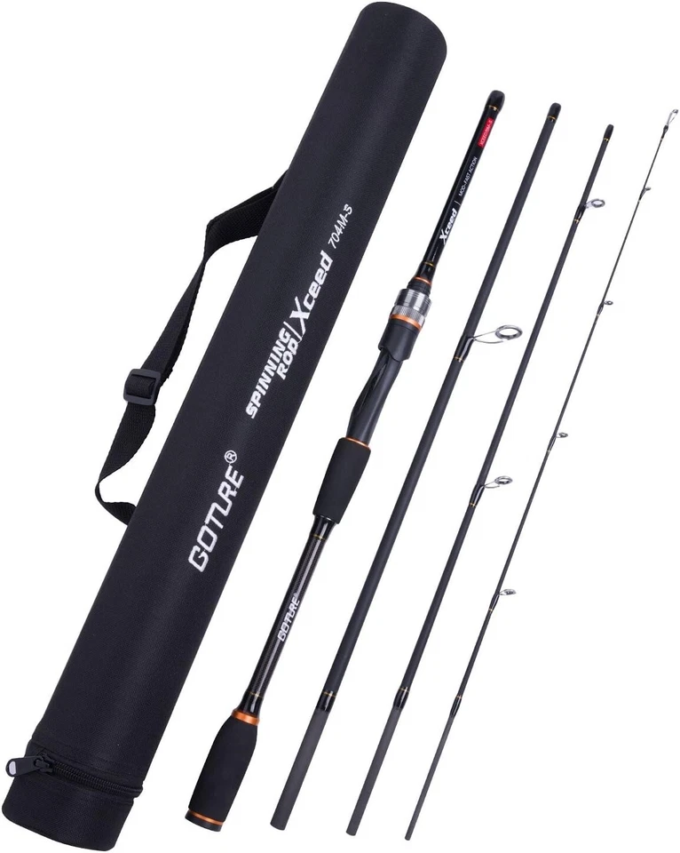 Ultralight 9ft Fishing Rod - O-Ring Travel Rod with Carrying Case for Anglers - Image 3 of 4