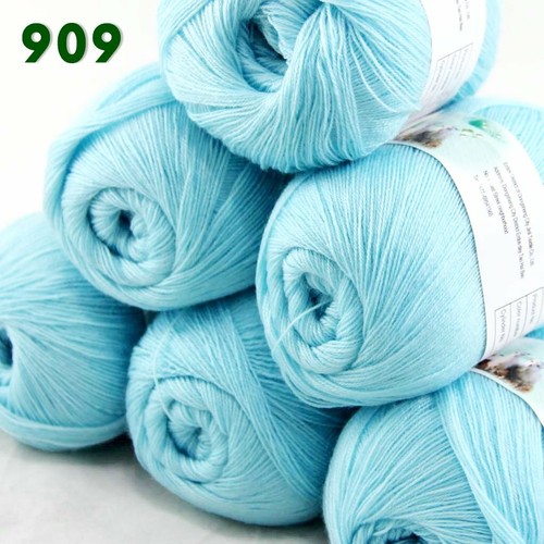 Sale New 6Skeinsx50g Soft Acrylic Wool Cashmere Hand Knit Shawl Crochet Yarn - Picture 22 of 89