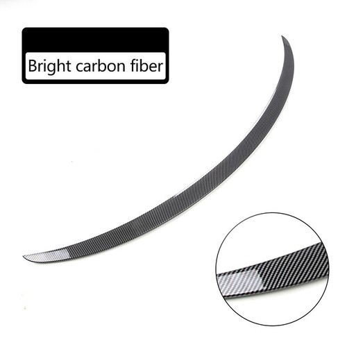 For Tesla Model 3 Spoiler Wings Rear Trunk Lip ABS Glossy Carbon 2017-2023 - Bild 2 von 9