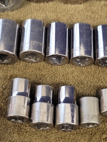 32 Armstrong Socket Swivel Hex Adapter 1/4" 1/2 3/4 Drive 1-5/16 13mm Sae Set - Picture 22 of 24