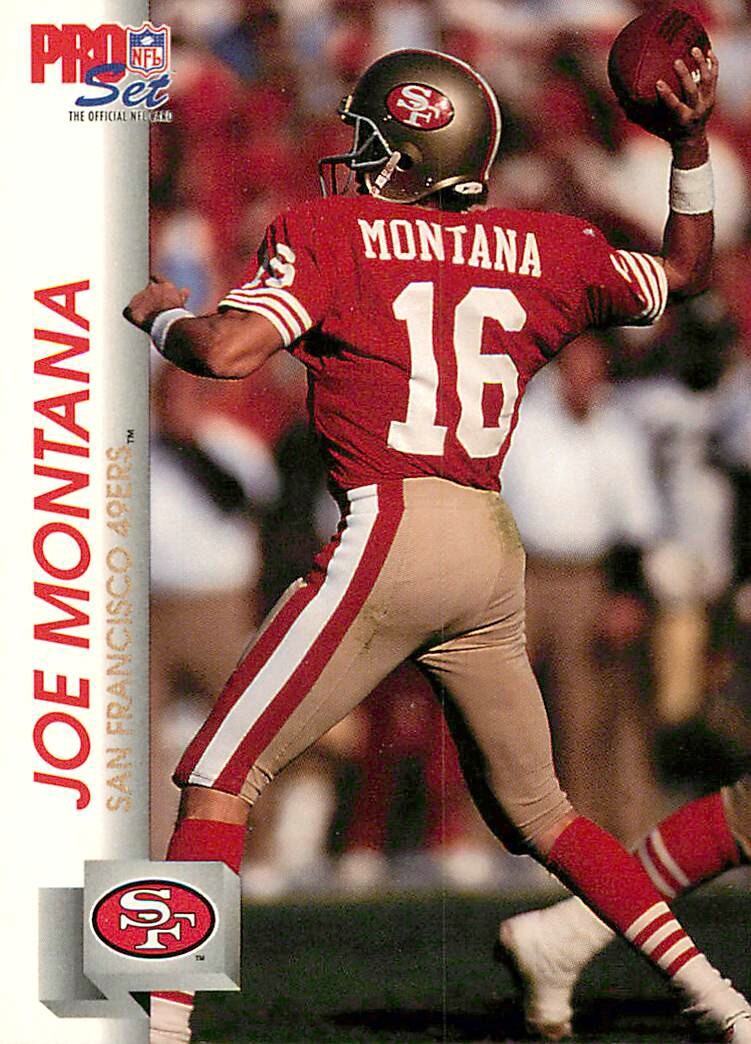 1992 Pro Set #649 Joe Montana 49ERS | eBay