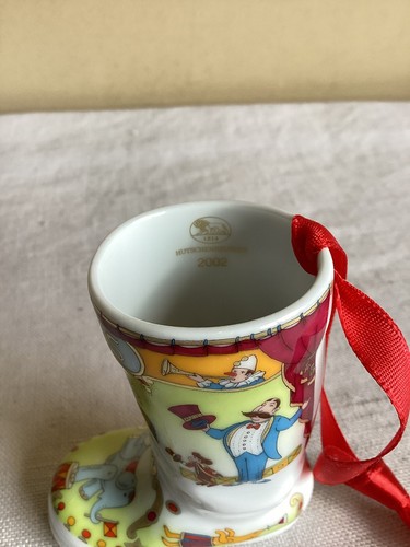 2002 Hutschenreuther Zirkus Porcelain Hand Painted Boot Christmas Ornament - Picture 6 of 7
