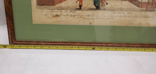 Antique Netherlands print 1800s Het Voorhout in The Hague Art Print - Picture 4 of 12