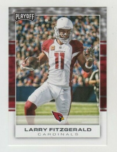 Larry Fitzgerald 2017 PANINI PLAYOFF CARD #2 ARIZONA CARDINALS