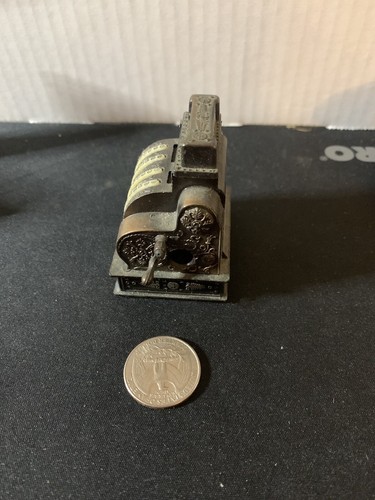 Vintage Die Cast National Cash Register Pencil Sharpener Hong Kong Works! - Picture 2 of 6