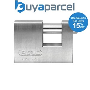 ABUS 82ti/70 70mm Titalium Shutter Lock Keyed Alike Ka8519