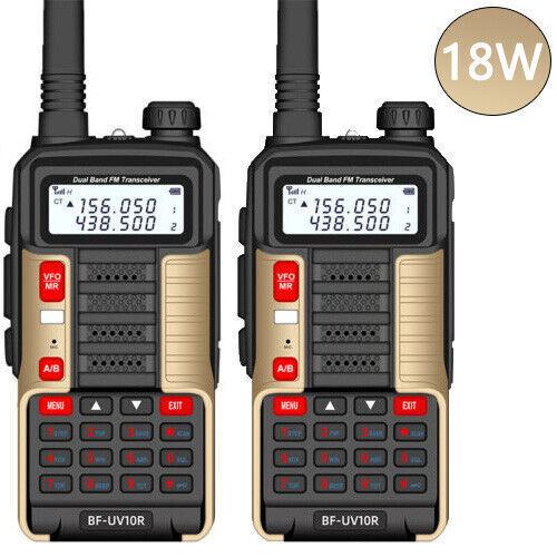 BAOFENG UV10R FM RADIO V/UHF WALKIE-TALKIE HAND-FUNKGERÄT VOX 136-174/400-520MHZ - Bild 5 von 50