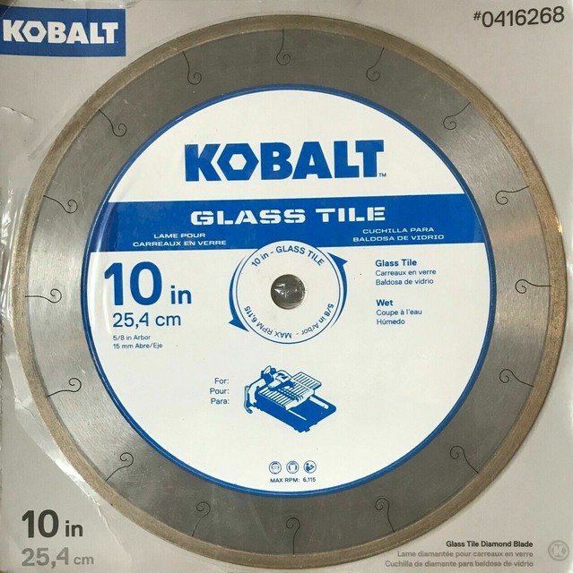 Kobalt 10 Inch Glass Tile Diamond Blade for sale online | eBay