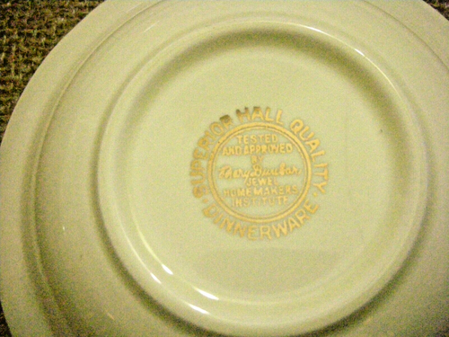 Vintage HALL JEWEL TEA Autumn Leaf 5 1/2" BERRY / FRUIT BOWLS Four (4) - Picture 3 of 5